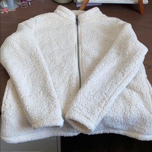 Teddy zip up jacket.